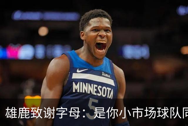 雄鹿致谢字母：是你小市场球队同样能傲视群雄 感谢你付出的一切